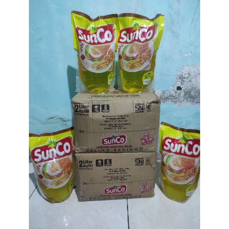 

minyak goreng sunco 2liter X 4pc, minyak Sunco 8 liter