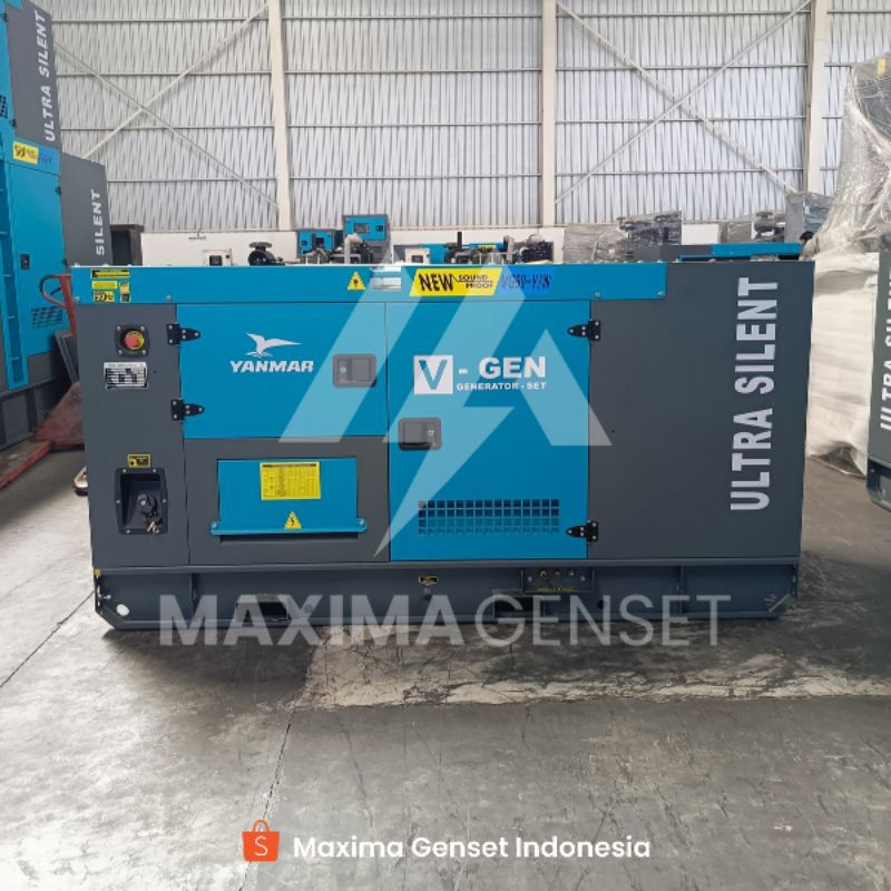 Genset 30 KVA Yanmar Diesel Ultra Silent - 3 Phase