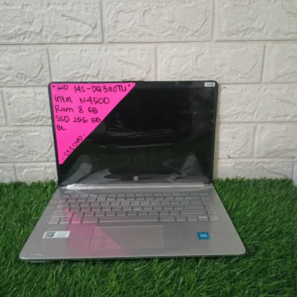 LAPTOP MURAH HP 14S DQ3110TU / INTEL CELERON N4500 / 8 / 256 / BACKLIGHT