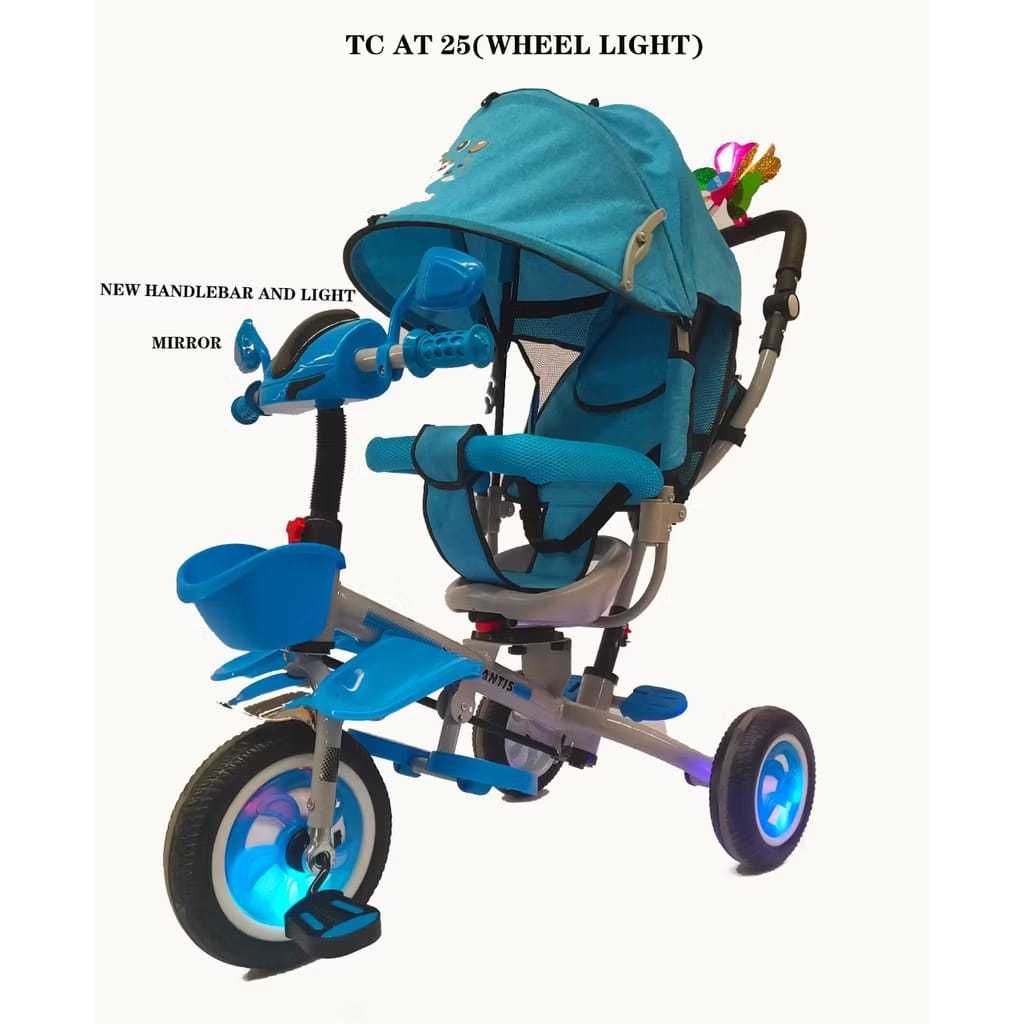 SEPEDA ANAK RODA TIGA ATLANTIS TC 25 KURSI BISA DI PUTAR MUSIK,LAMPU