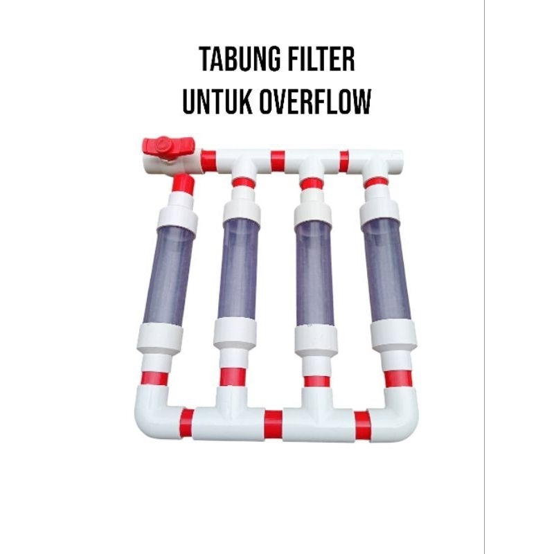 tabung Overflow aquarium  dg pipa 32 mm tabung filter