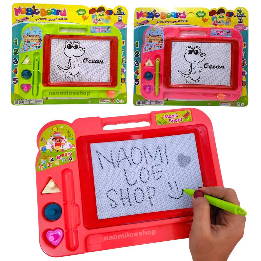 

Magic board ocean Mainan Edukasi Papan Tulis Magnet Magic Board magnetic board drawing board