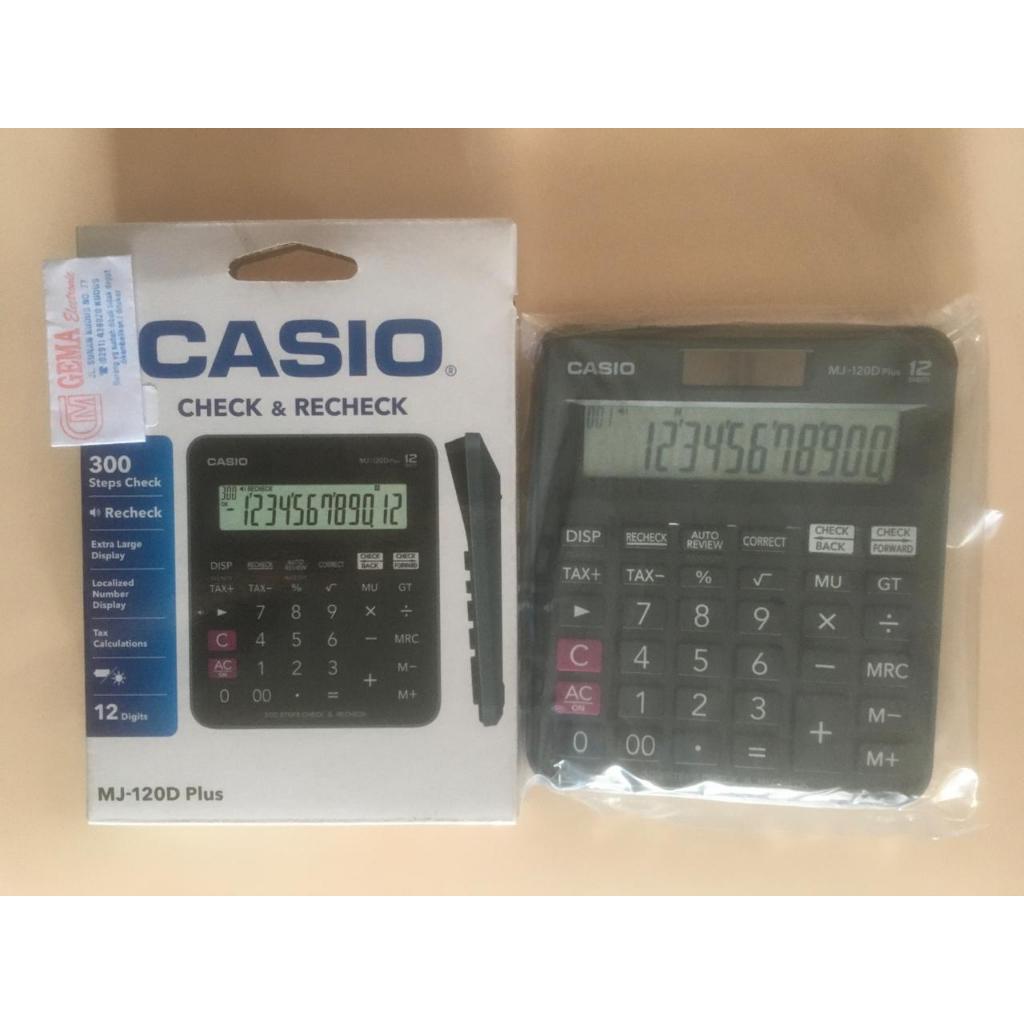 

Kalkulator Periksa Tipe Meja Mini MJ-120D Plus 12 digit/300 langkah