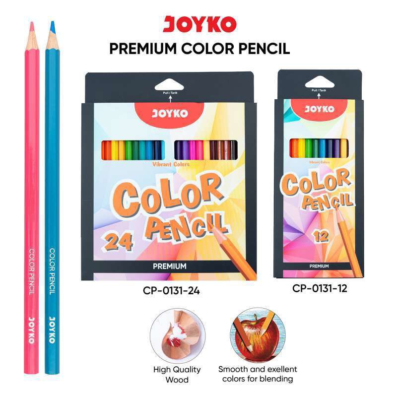 

Premium Color Pencil Pensil Warna Premium Joyko CP-0131