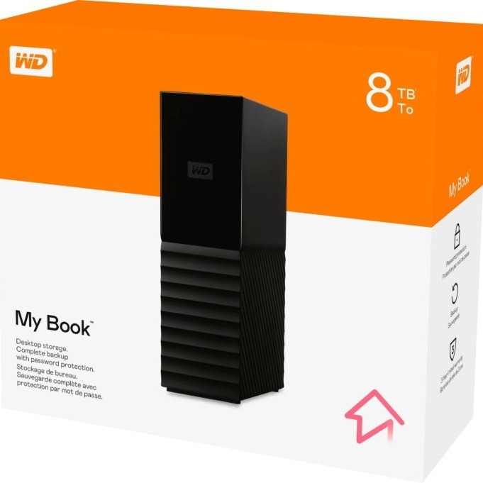 WD MYBOOK - WDC MY BOOK DESKTOP 3.5 INCH 4TB 6TB 8TB - HDD EXTERNAL DESKTOP
