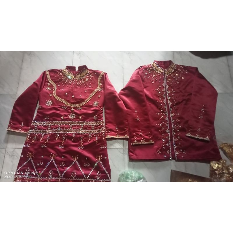 baju pengantin adat Palembang
