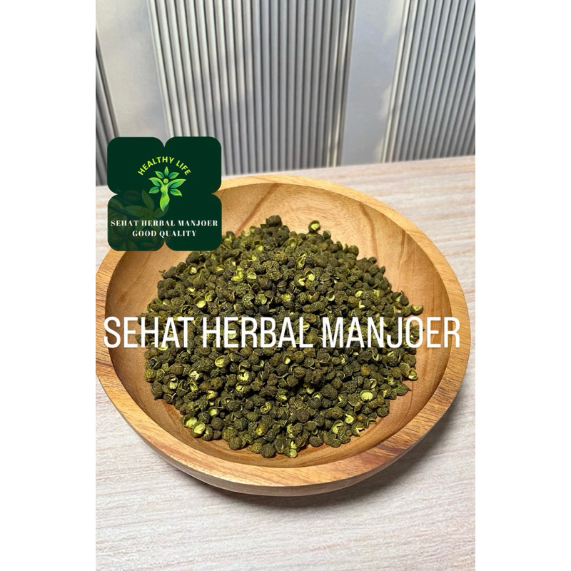 

Hua Jiao Hijau / Mala Hijau / Szechuan peppercorn / Sichuan pepper lada / Aroma Strong 100gr - 250gr
