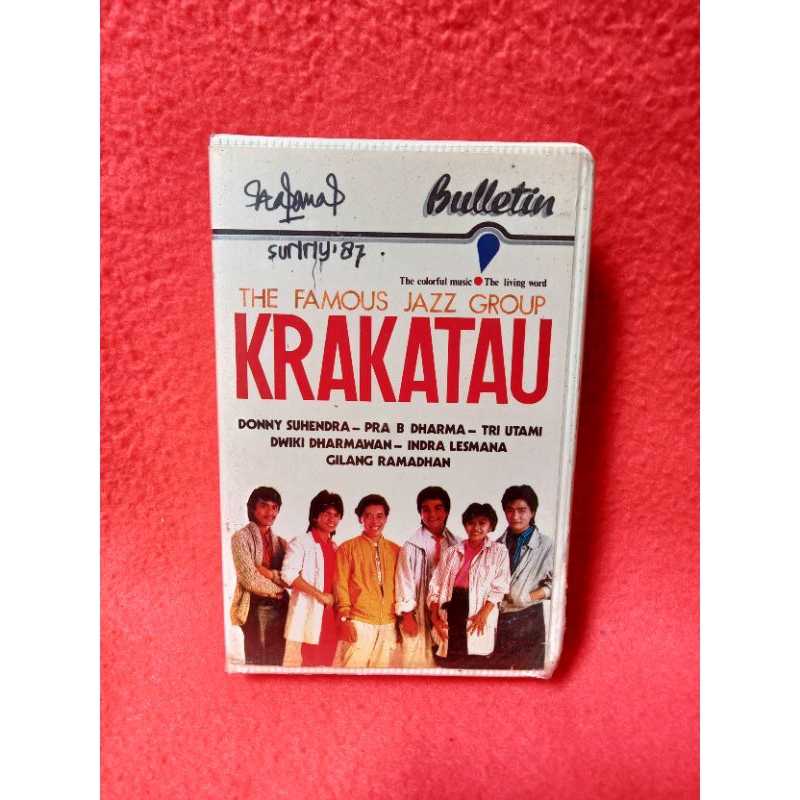 Cover Kaset Pita Krakatau - Hanya Cover Saja Kaset Tidak Ada
