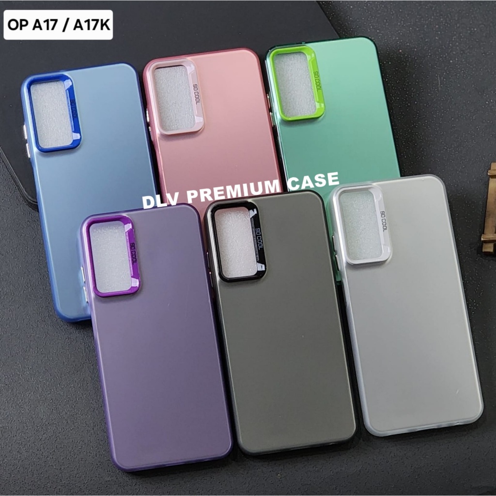 OPPO A17 OPPO A17K CASE IMD HYBRID PLATE HOLOGRAM CASE SOCOOL OPPO A17 OPPO A17K