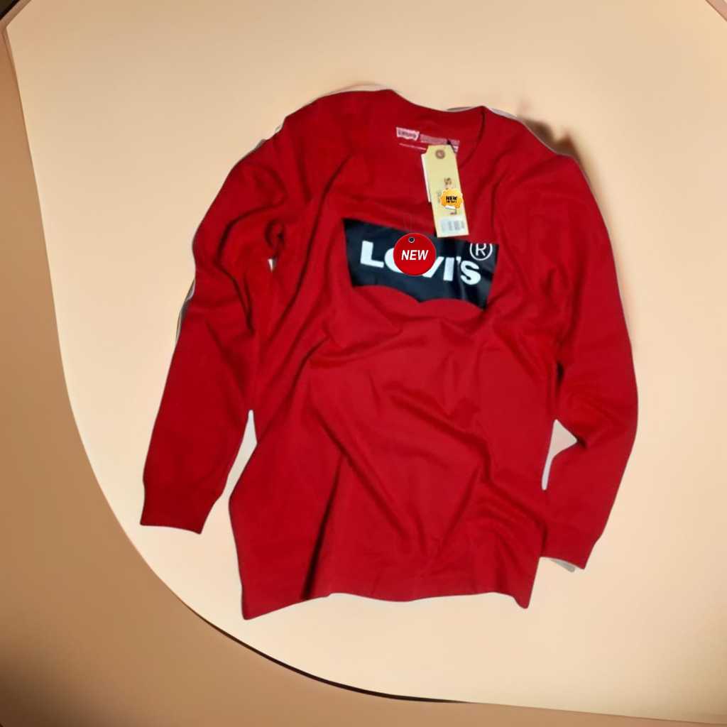 Kaos Lengan Panjang Pria Longsleeve - Kaos Pria Branded