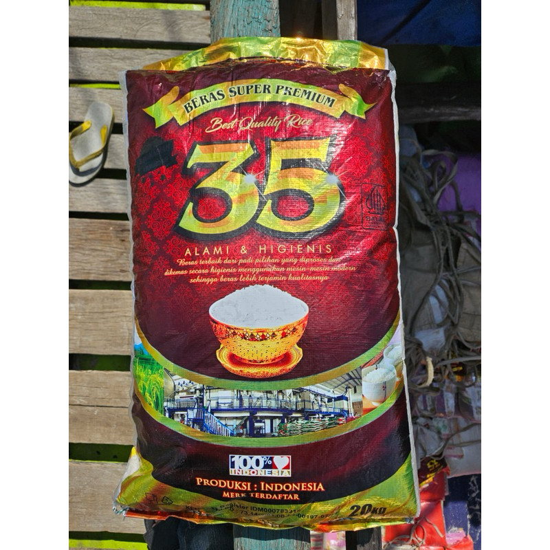 

BERAS PREMIUM TIGA LIMA 35 COKLAT