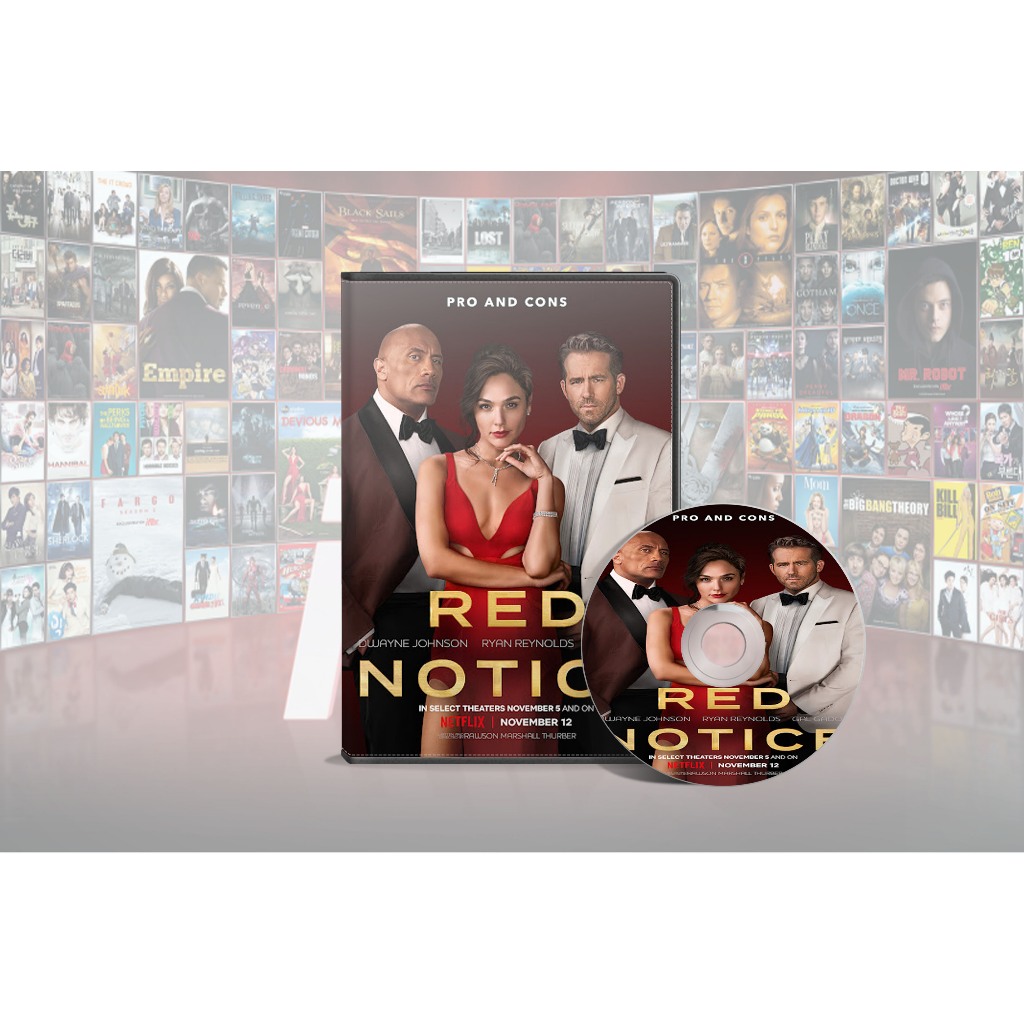 DVD Film Red Notice (2021)