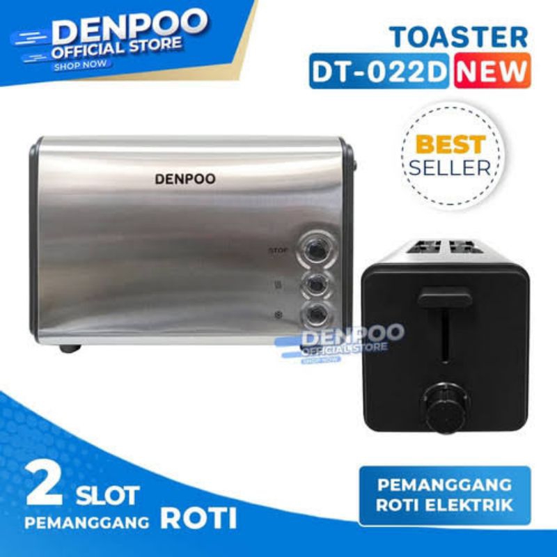 DENPOO Toaster Denpoo DT 022D Pemanggang Roti