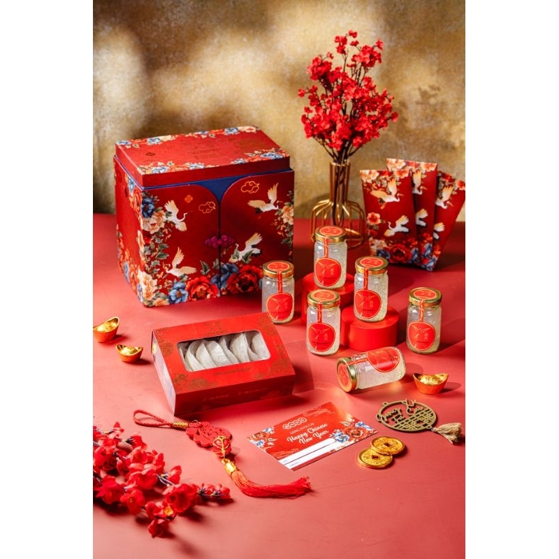 

EXCLUSIVE HAMPERS Chinese New Year CNY IMLEK Birdnest Minuman Sarang Burung Walet