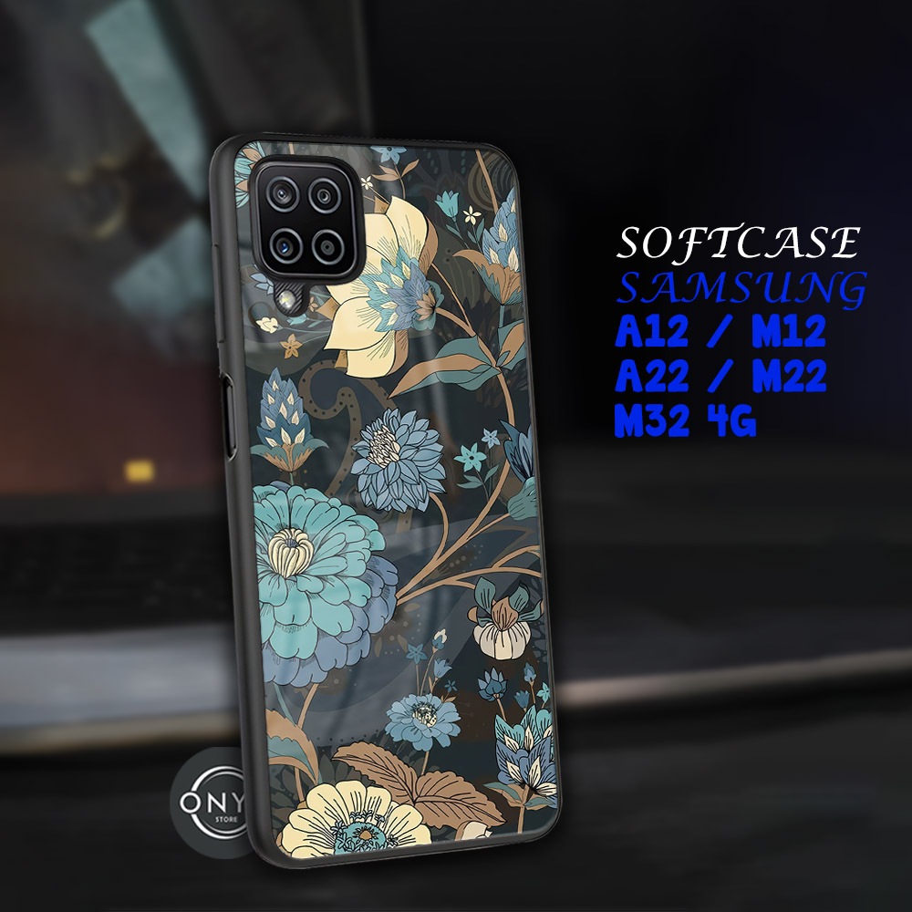 (AA27) Softcase Glossy SAMSUNG A12 | M12 | A22 | M22 | M32 4G | CASE GLOSSY ONYXSTORE | Kesing Lucu 