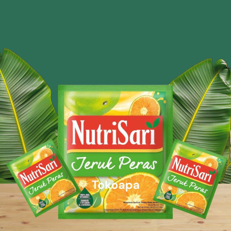 

Nutrisari Jeruk Peras 1 Renceng (10sachet)