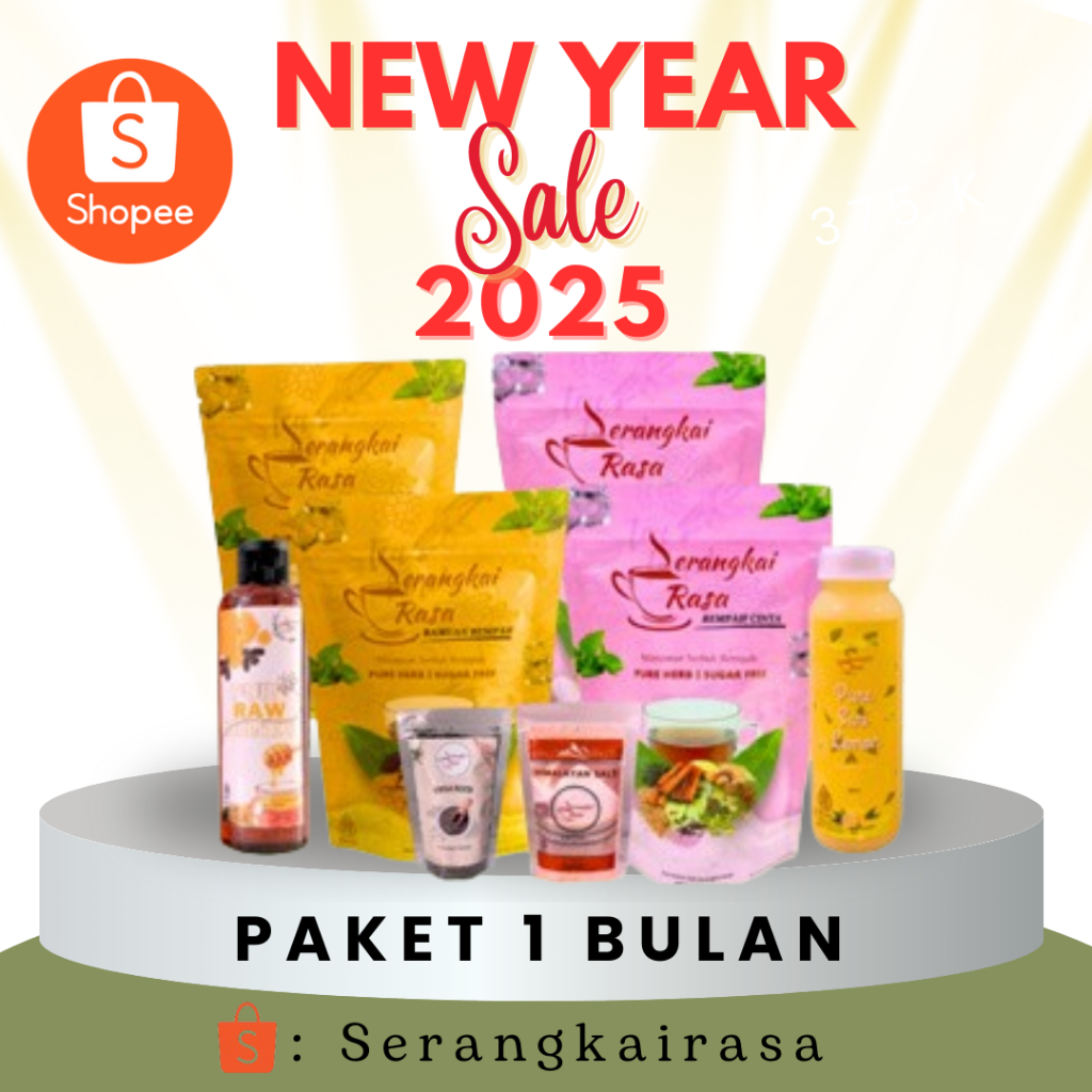 

Paket Sebulan Mix 8in1 (2 pouch kuning, 2 pouch pink, 250ml sari lemon, 350ml madu murni, 100gr garam himalaya, 250gr chiaseed)