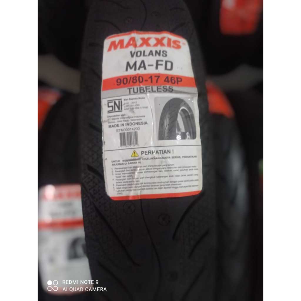 Ban Tubeless MAXXIS VOLANS 90/80-17