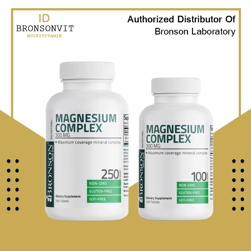 Bronson Magnesium Complex 300 Mg Oxide Citrate Carbonate Original USA