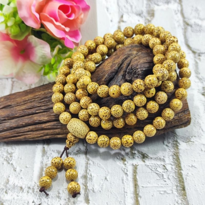 TASBIH 108 BIJI BODHI BULAT D09C