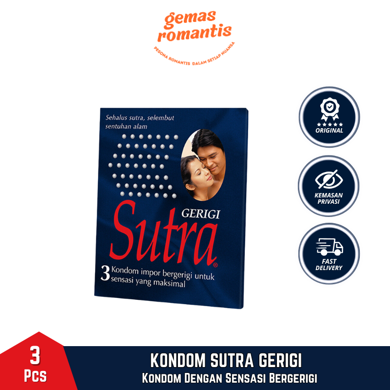 Kondom Sutra Gerigi isi 3 Pcs - Kondom Bergerigi  / BISA BAYAR DITEMPAT(COD)