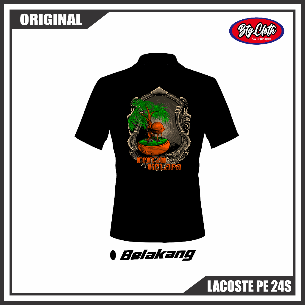 Kaos Kerah BONSAI KELAPA INDONESIA Desain Terbaru Bisa Reques Nama Daerah