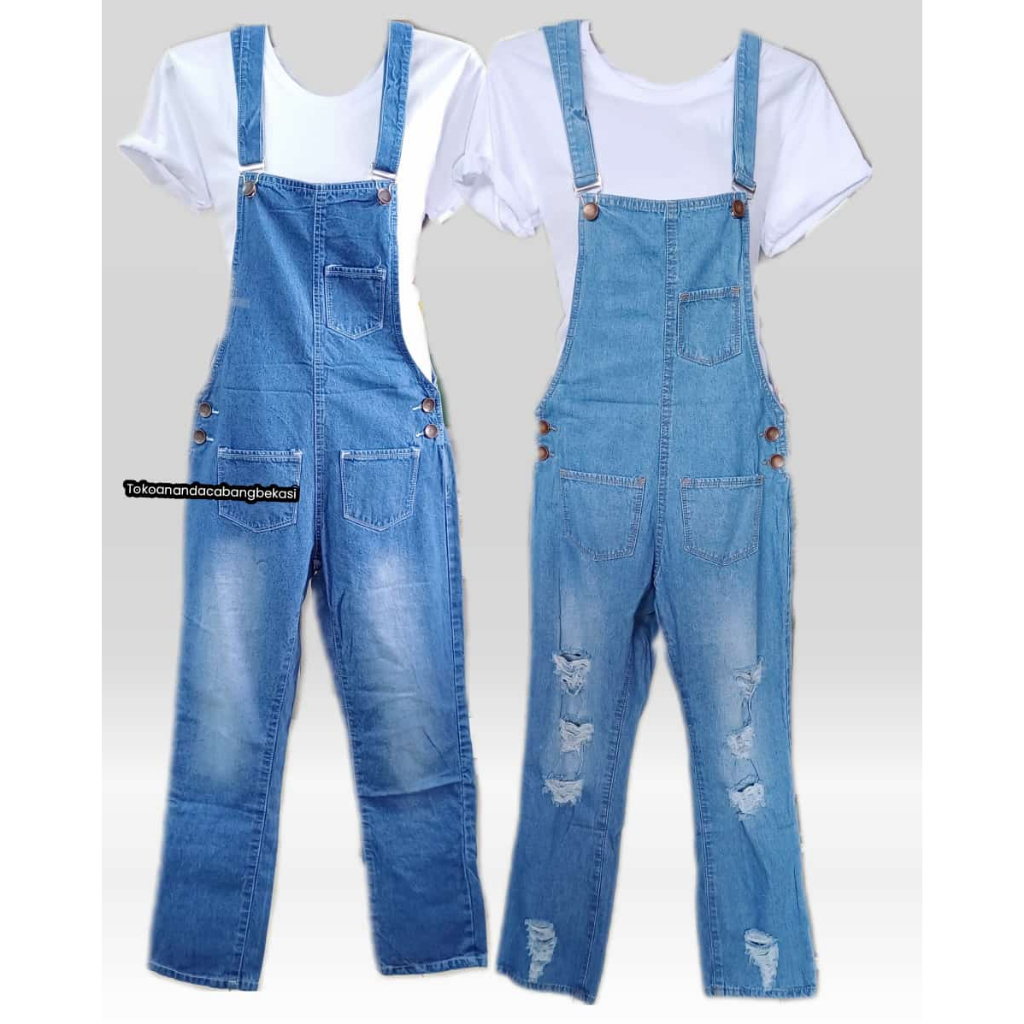 New Overall Jumpsuit Baju Kodok//celana Jumpsuit Jeans Kodok Remaja Dan Dewasa