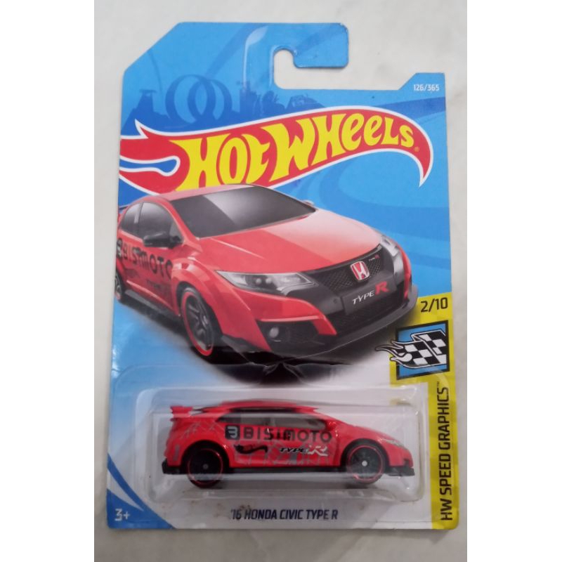 Hotwheels Honda Civic Type R