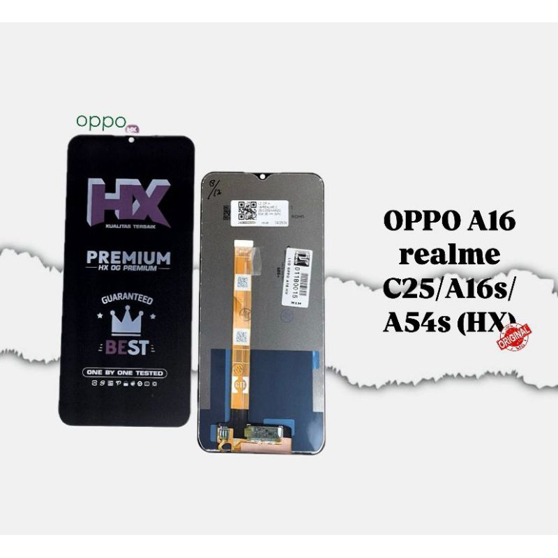 LCD UNIVERSAL OPPO 16/REALME C25/A16S/A54S (HX) ORIGINAL 100% FULLSET