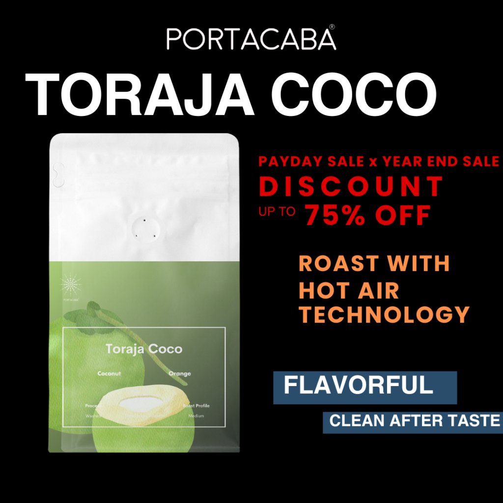 

Biji Kopi Arabika Toraja Coco Arabika Coffee Grade Commercial Roasts Bean Espresso 200gr