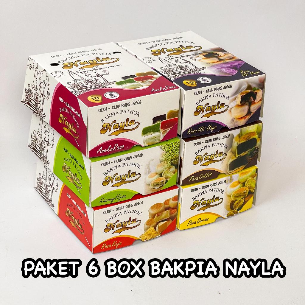 

[PAKET 6 BOX] BAKPIA NAYLA ISI 10 KHAS JOGJA