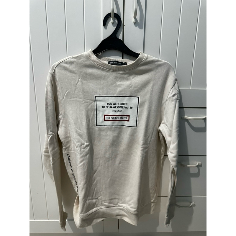 [Preloved] Sweater Hangten Size S Warna Beige/Cream Krem