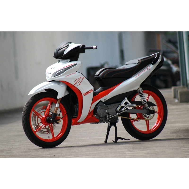 Decal motor jupiter z1 simpel ala racing stiker motor jupiter z1 yamaha jupiter z1