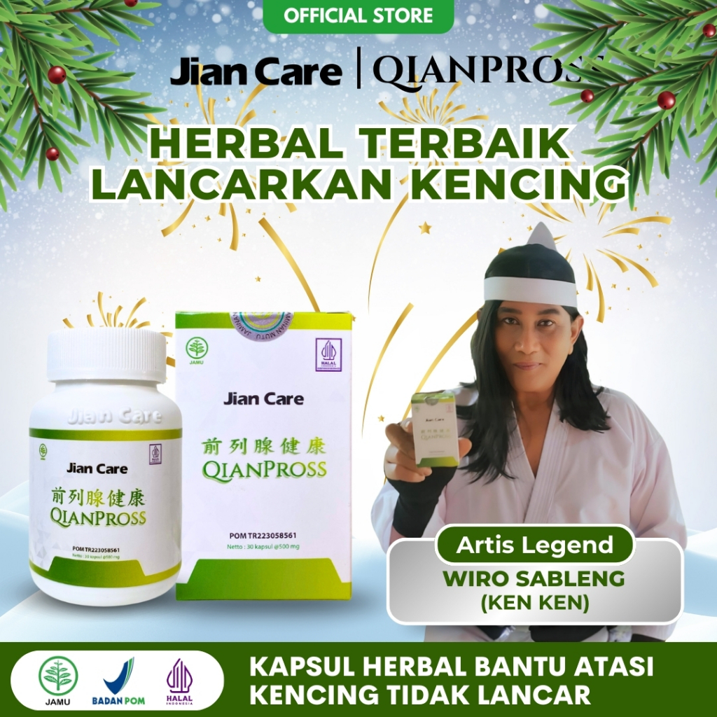 Jian Care Qianpross - Obat Herbal Untuk Meredakan Sering Kencing Prostat ISK