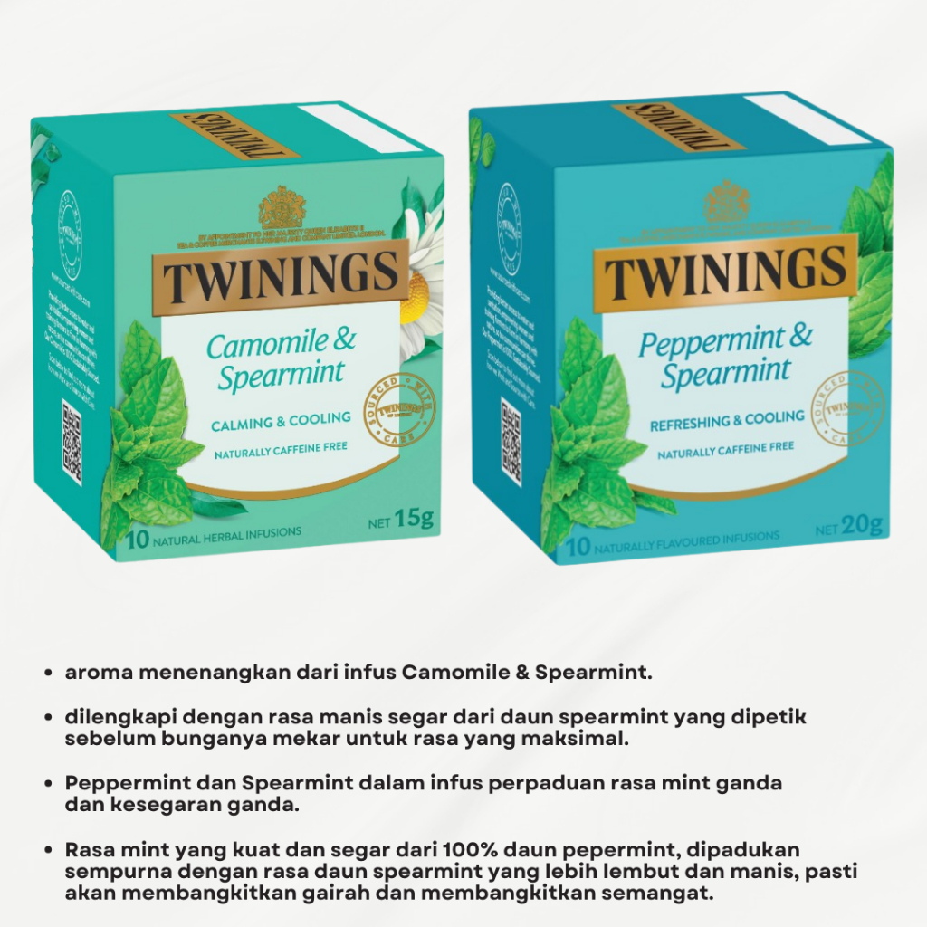 

Twinings camomile seppermint 10 teabags