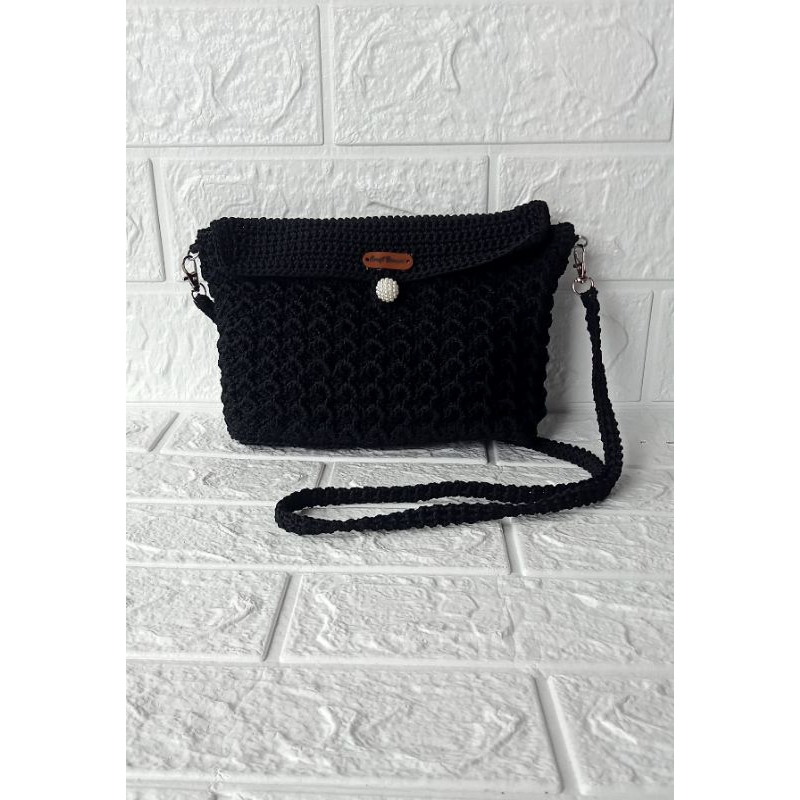 tas cantik/tas selempang/tas rajut/tas hp