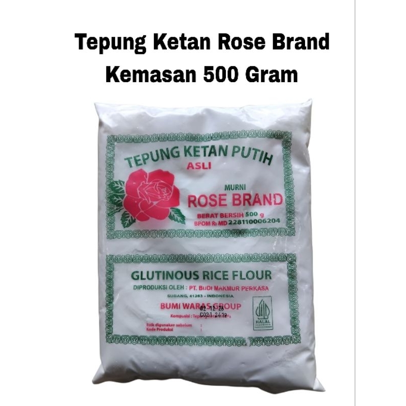 

Tepung Ketan Putih Rose Brand 500 Gram / Ketan Putih Rose Brand 500 Gram