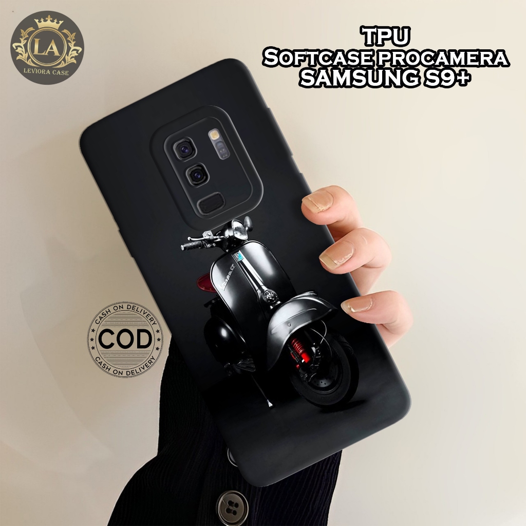 Case Samsung Galaxy S9+ Terbaru  - Leviora Case - Fashion Case Motor - Softcase Samsung Galaxy S9+ -