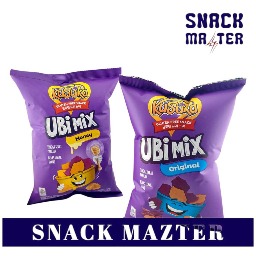 

Kusuka Ubi Mix Gluten Free Snack - Netto 40gr