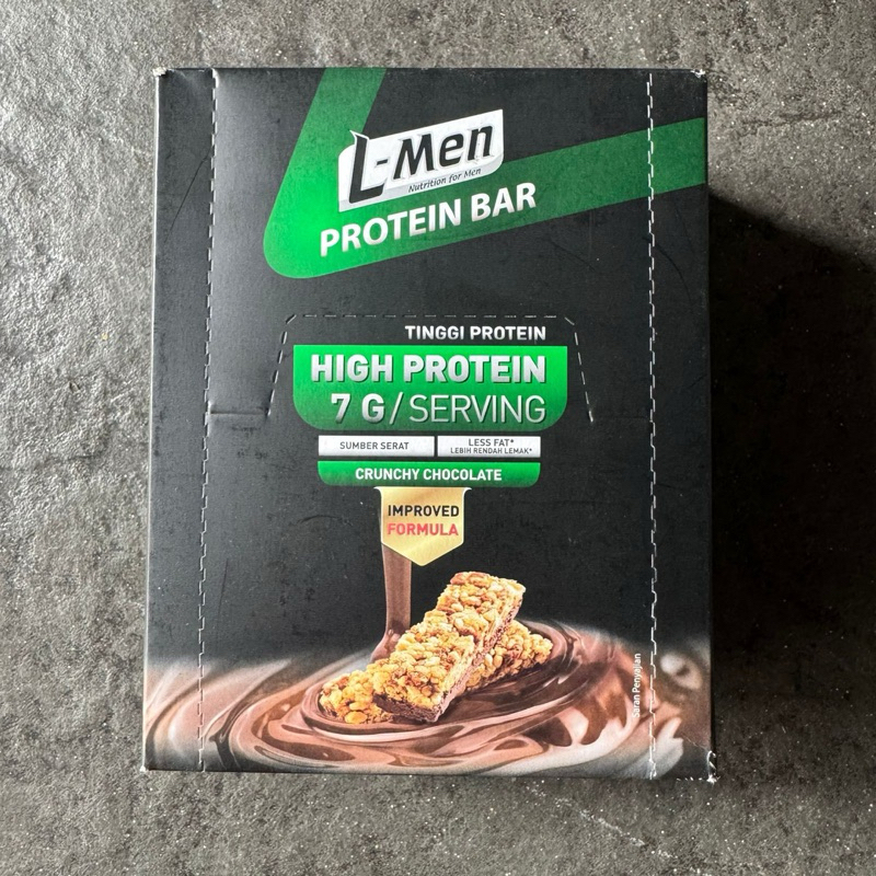 

L-Men Protein Bar Crunchy Chocolate (7g Protein / serving)
