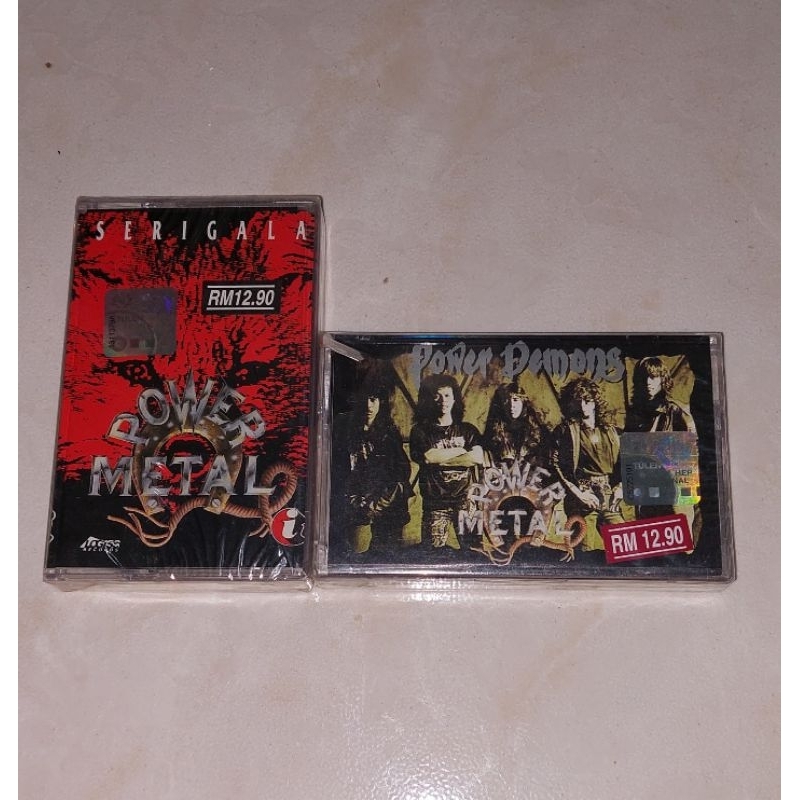kaset pita Indonesia POWER METAL-Serigala / POWER METAL-Power Demons (Made in Malaysia)