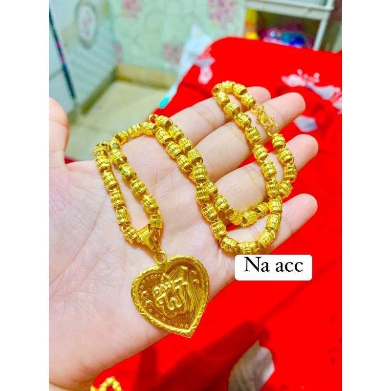 kalung bambu gucci lapis emas