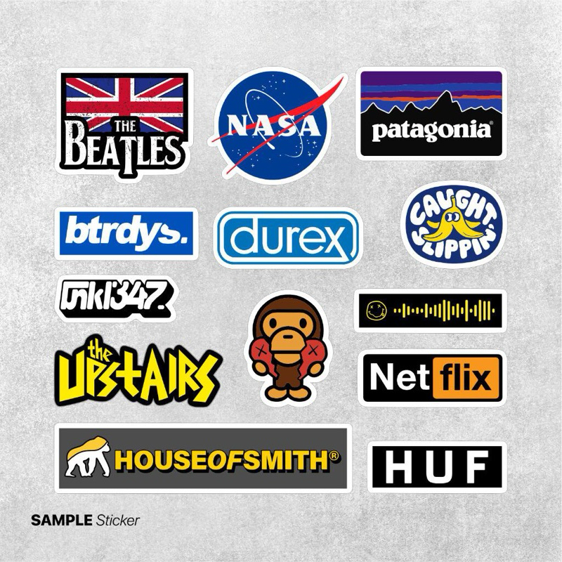 

Stiker Pack Hypebeast Aesthethic Vinyl Waterproof Sticker untuk Dekorasi Koper Laptop Casing Handphone, Stiker Satuan, Stiker HP, Stiker Laptop, Stiker Notebook