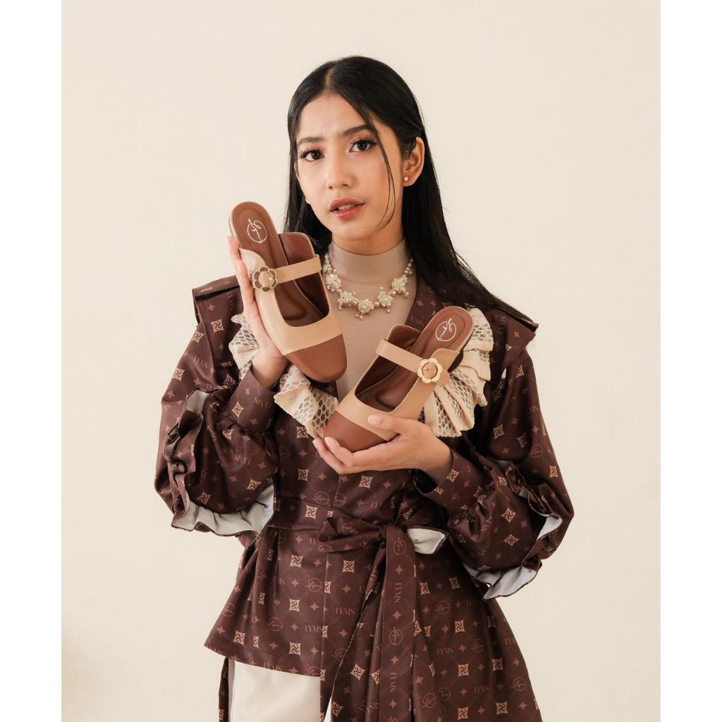 Lyms id I CALLA Flat Sepatu wanita Sandal Korea Sling Back Shoes