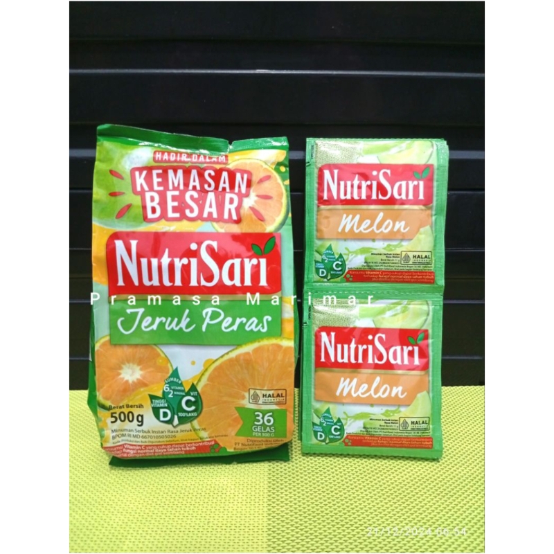 

Paket 2 NutriSari ( Jeruk Peras 500 gr & Melon Renceng isi 10 )