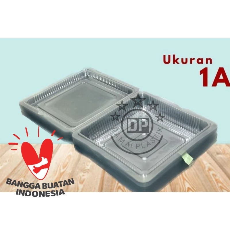 Mika Plastik 1A Mika Kue Mika Kotak Kue ISI50PCS - mika 1 a