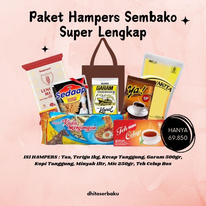 

Paket Hampers Sembako Super Lengkap A