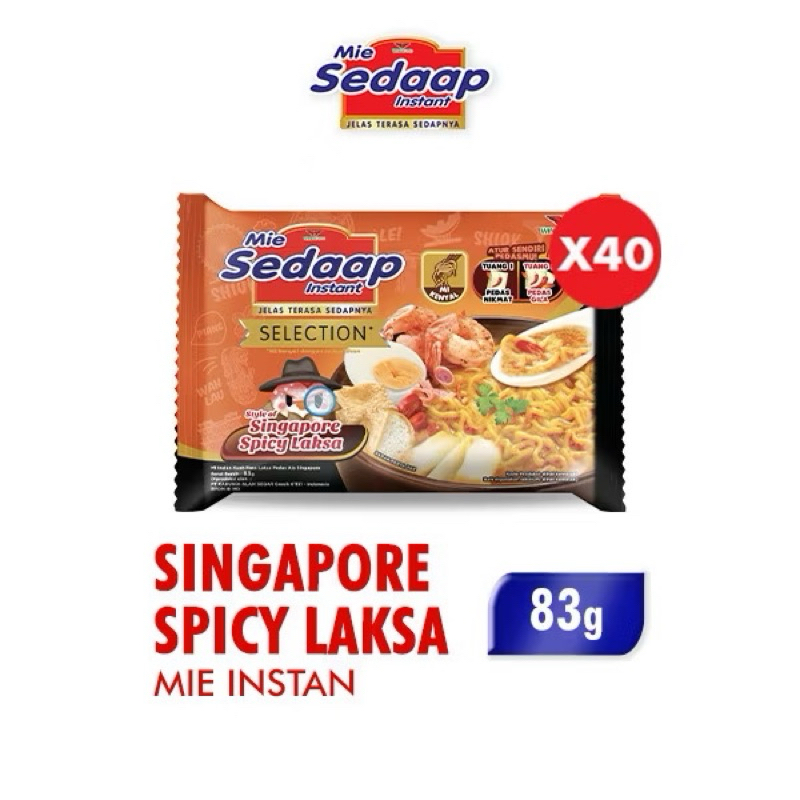 

Mie Instan Singapore Spicy Laksa 83g 1 Dus 40pcs