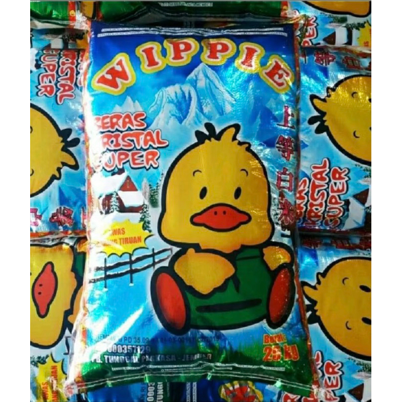 

Beras Murah Wippie Super Premium Super Pulen 2 Kg (repack)