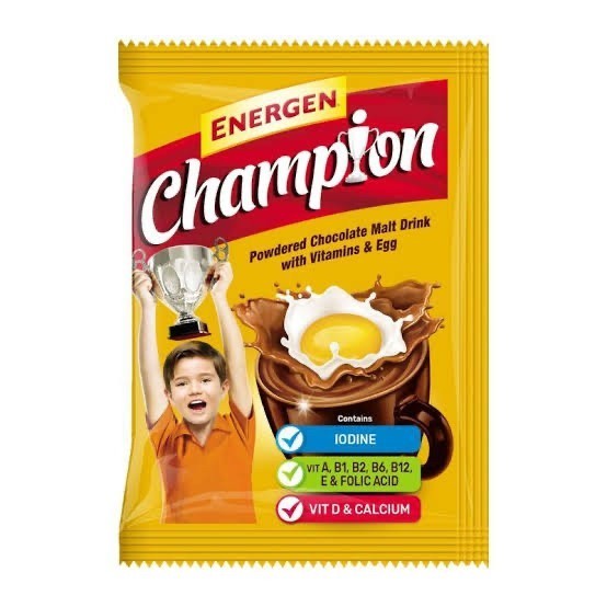 

energen champion 1 renteng (isi 10 sachet)